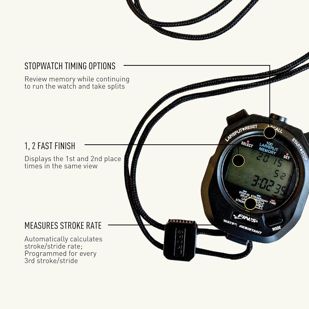 FINIS 3×100M stopwatch