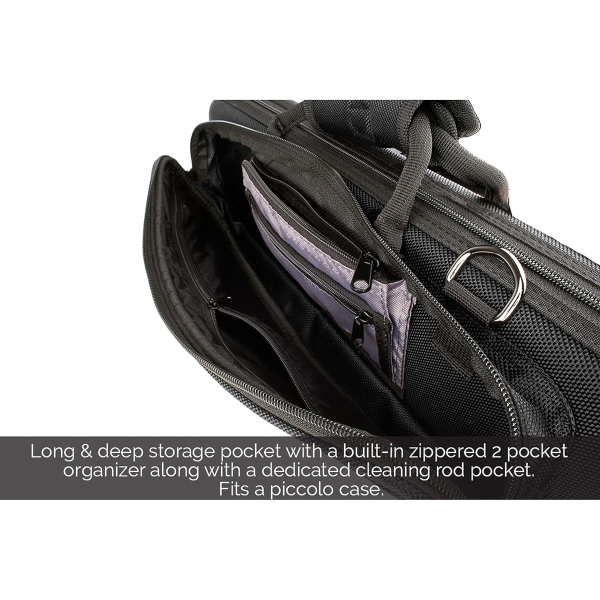 PROTEC flute semi-hard case black PB308