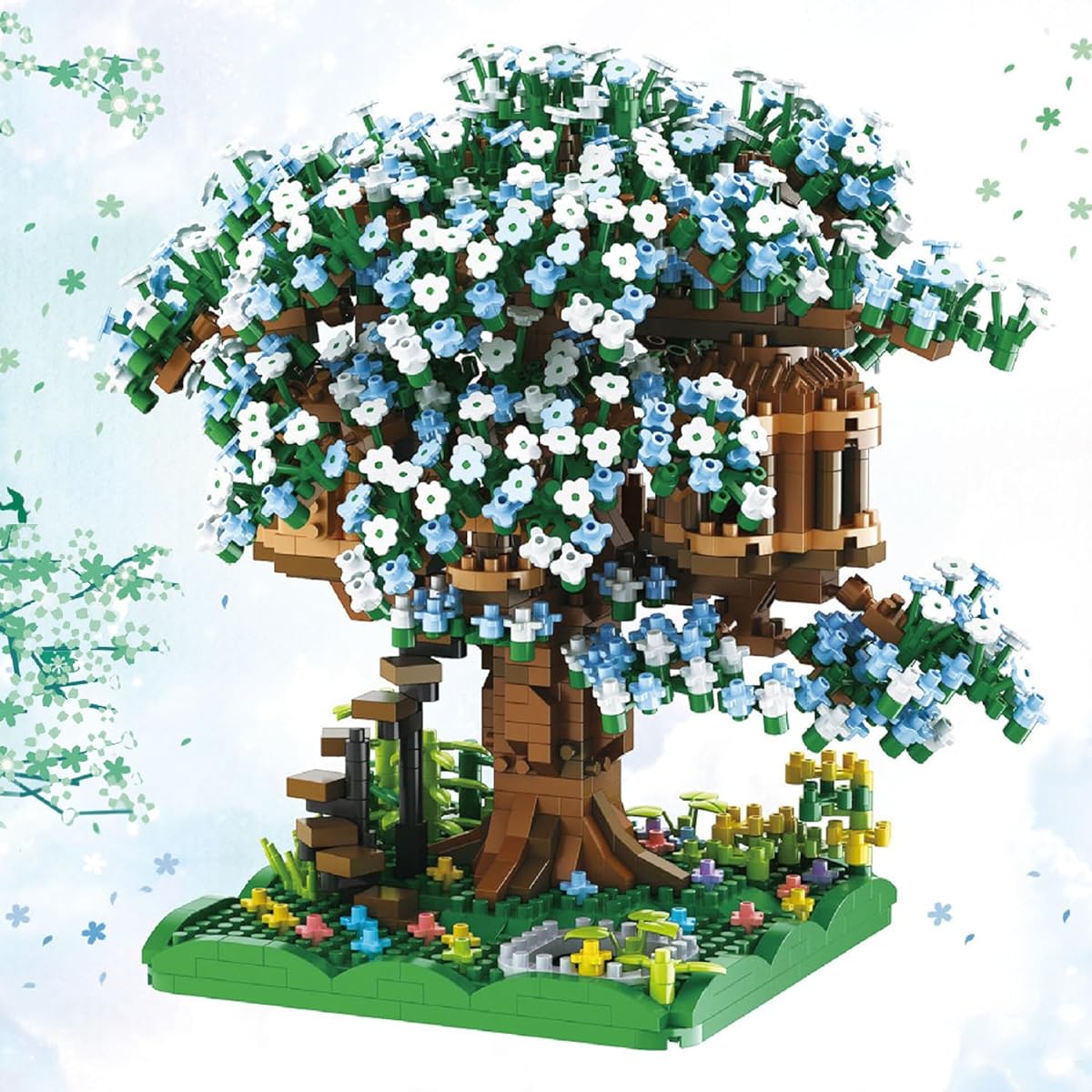 iixeal tree house building block set