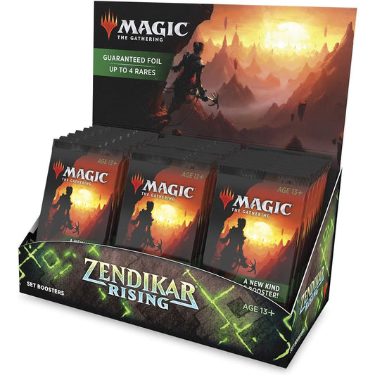 Magic: The Gathering Zendikar Rising Set Booster English Version 30 Packs (BOX) MTG Trading Card Wizards of the Coast