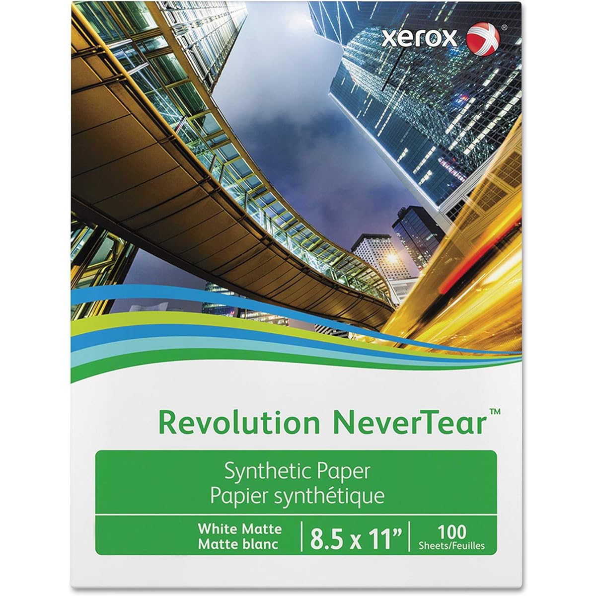 Xerox 3R20176 Revolution Nevertear 8mil 8.5 x 11 inch Smooth White 500/ream