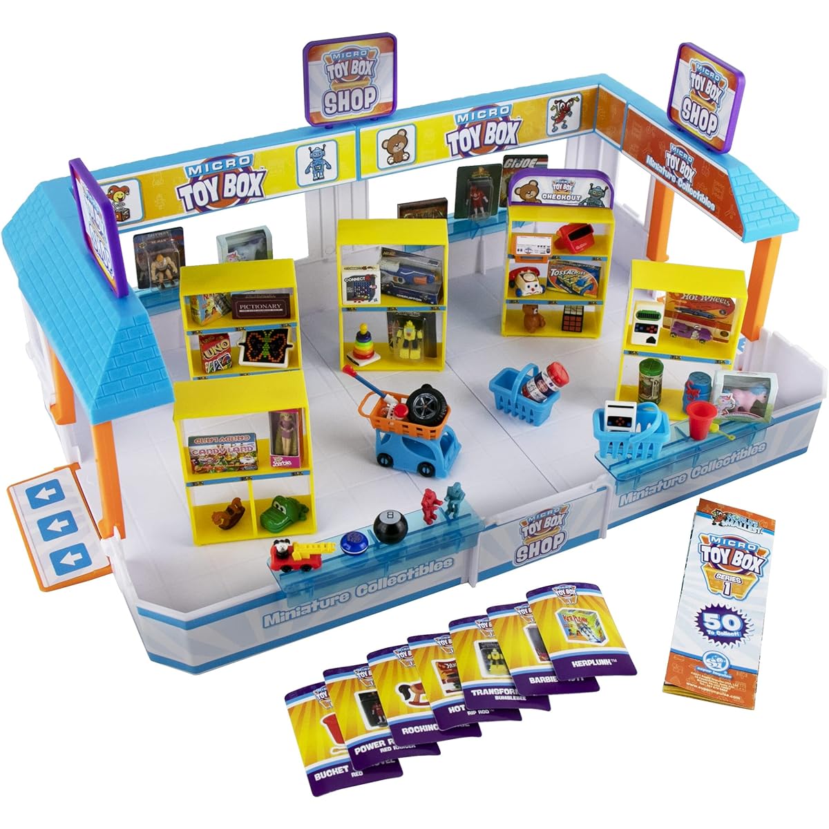 Worlds Smallest Micro Toy Box Store Playset, Multi