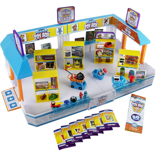 Worlds Smallest Micro Toy Box Store Playset, Multi