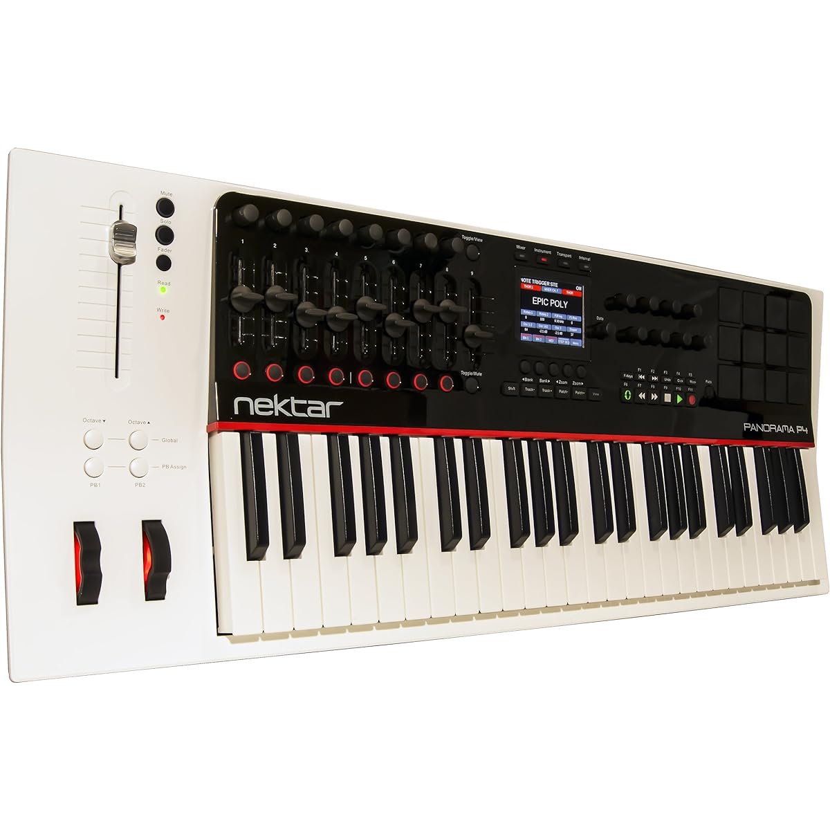 Nektar Technology PANORAMA P4 DAW linked MIDI keyboard controller with encoder/fader/transport button/pad [domestic genuine product]