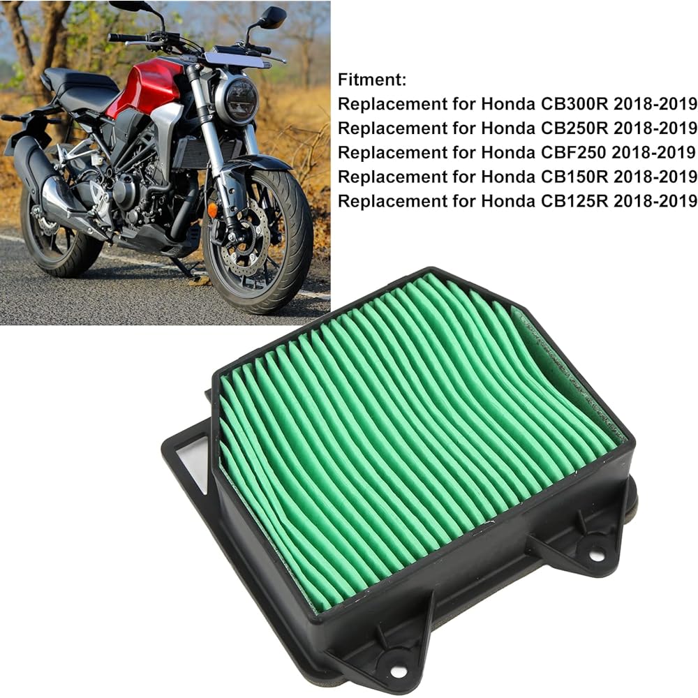 Aramox Air Intake Filter Element Motorcycle Air Clean Accessories Replacement for Honda CB300R CB250R CBF250 CB150R CB125R 2018-2019 Models