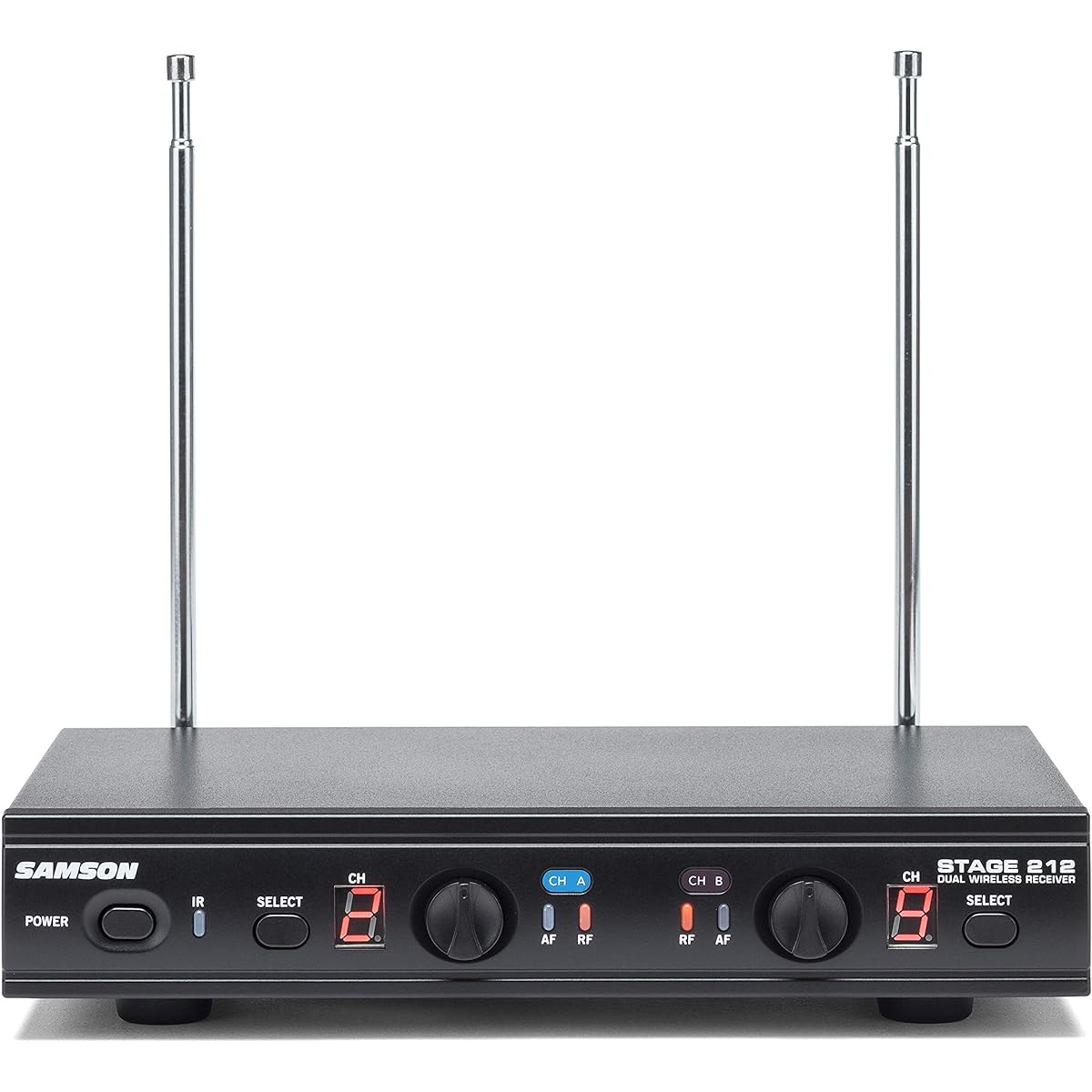 Samson Stage 212 Frequency-Agile Dual Channel Handheld Vocal VHF Wireless System