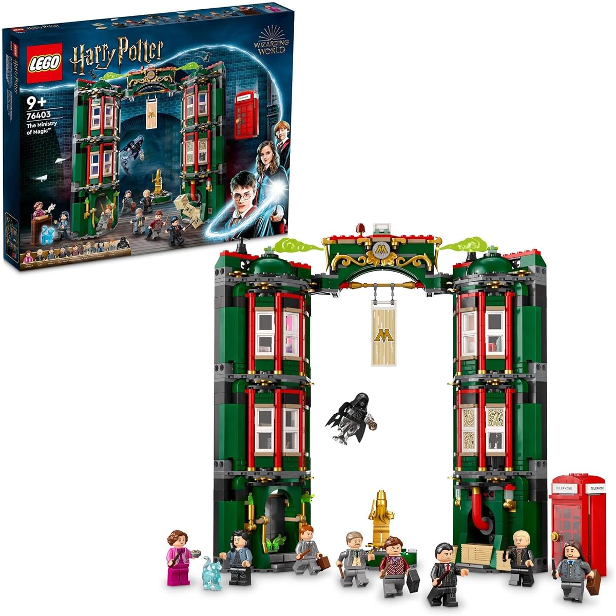 LEGO Harry Potter Ministry of Magic (TM) 76403 Toy Blocks Gift Fantasy Boys Girls Ages 9 and up