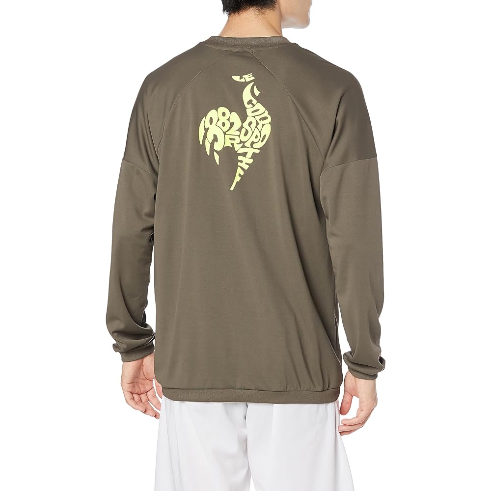 [Le Coq Sportif] T-shirt Printed Long Sleeve Shirt Long T-shirt Long Sleeve UV CUT (UPF50+) Thermal Cooling SUNSCREEN Sunscreen