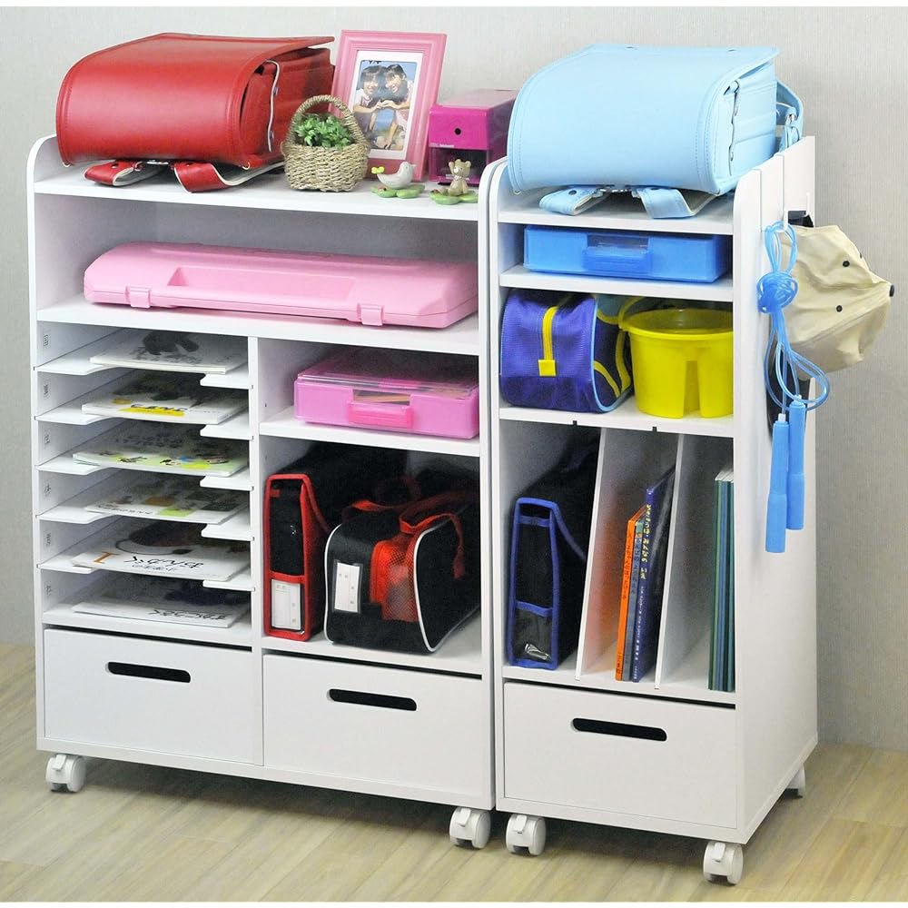 Needs school bag rack wide white RR-02W