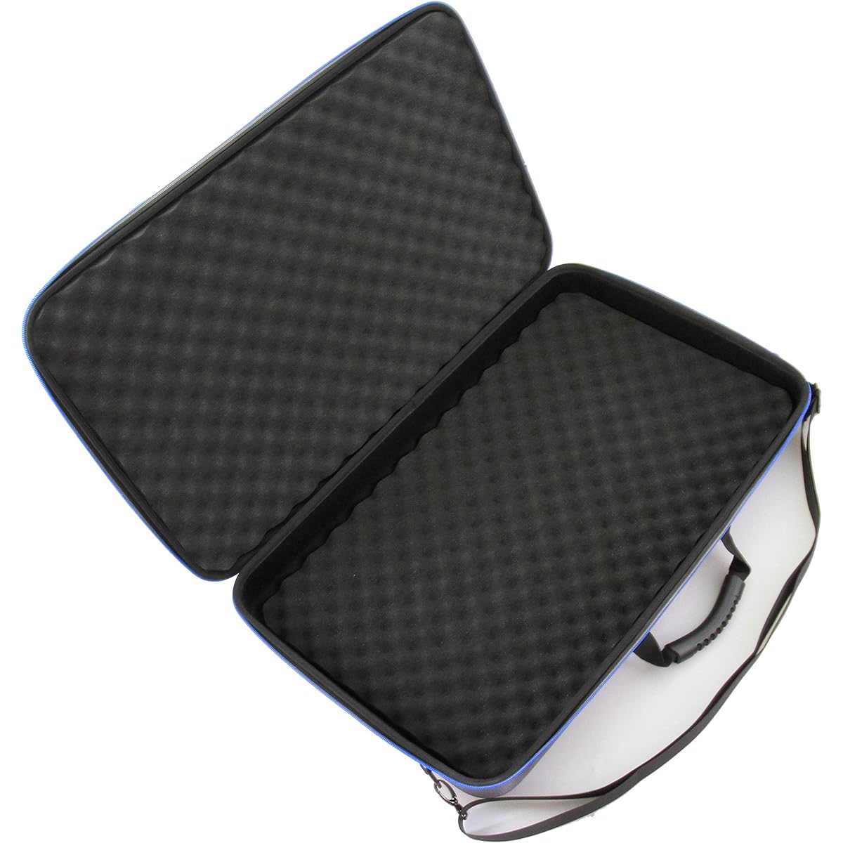 CASEMATIX DJ Controller Case Compatible with Native Instruments Traktor Kontrol S4 Mk3 Pioneer DJ DDJ-SB3 Mixer, etc. Padded Foam Hard Gray Carrying Case Only