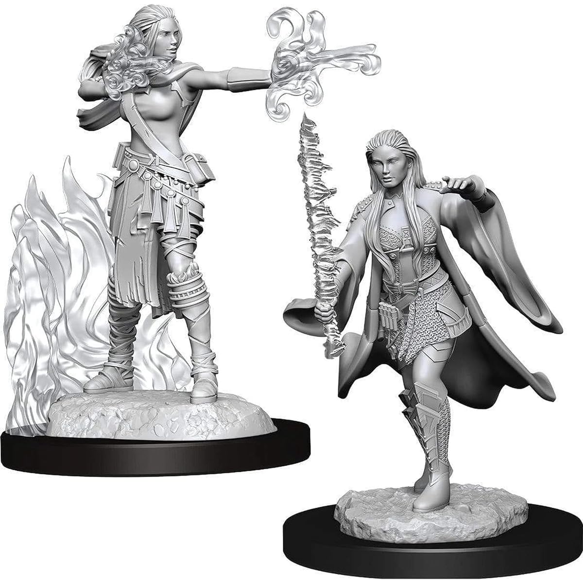 D&D Nolzur's Awesome Miniatures: Multi-Class Warlock + Sorcerer Female