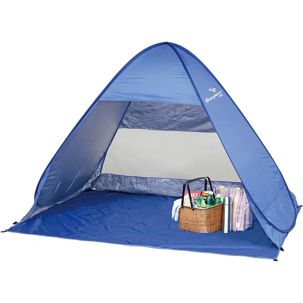 CAPTAIN STAG Tent Shiny Resort Pop-up Tent UV M Blue UA-14