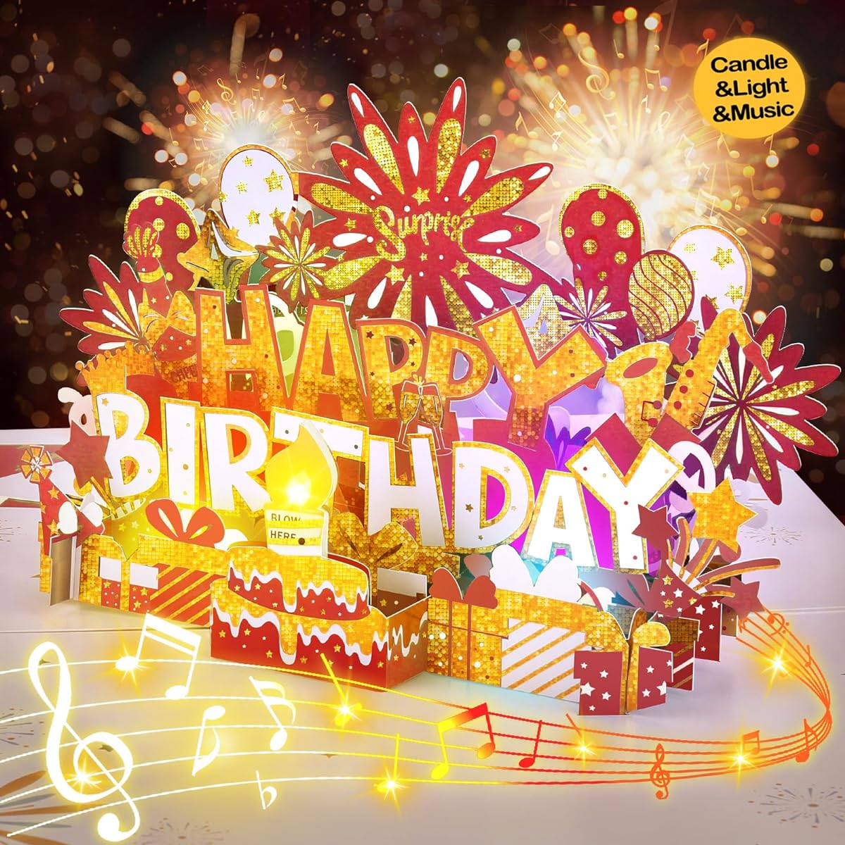 BYKOOO birthday card