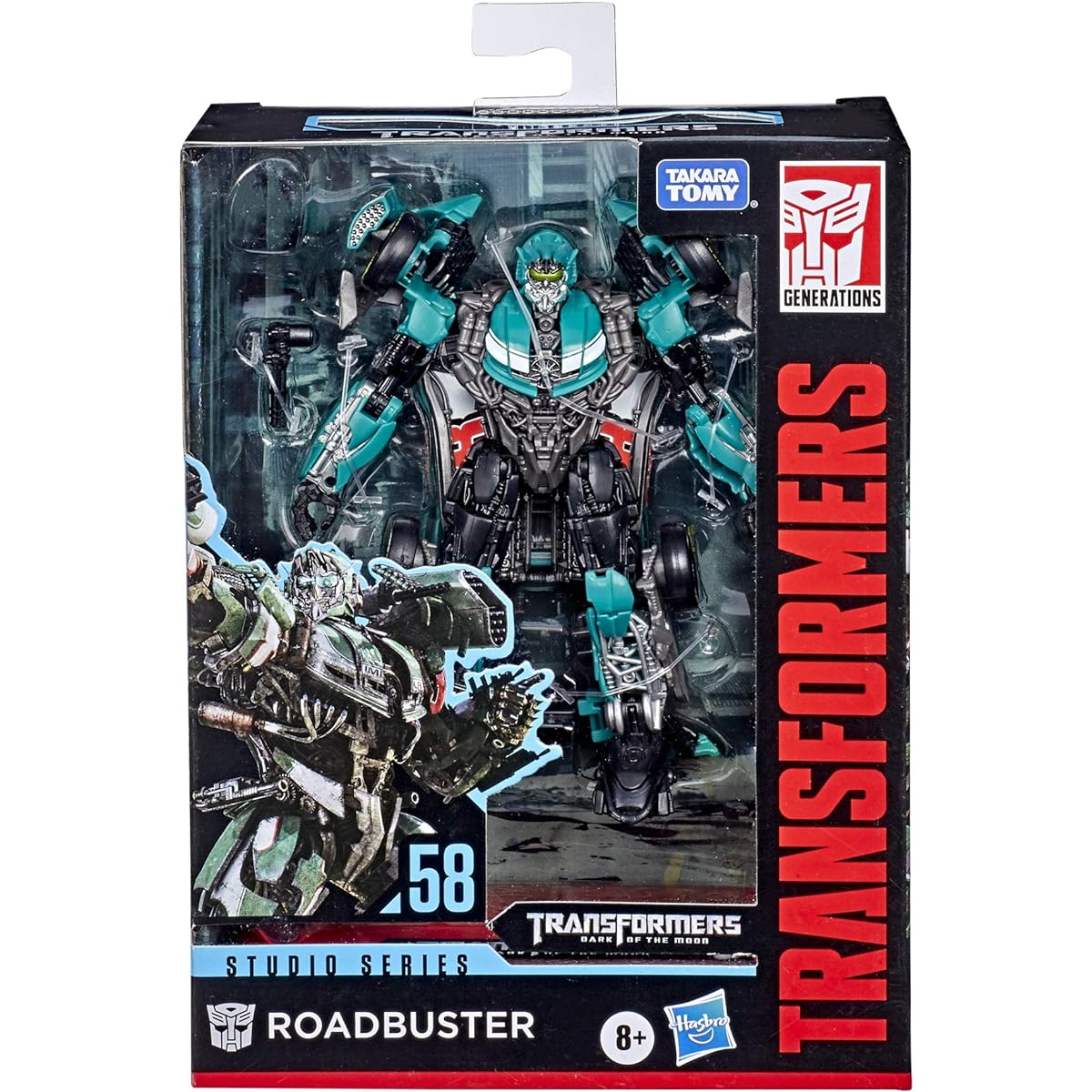 Transformers: Dark of the Moon Adult/Kids Toy Studio Series 58 Deluxe Class Roadbuster Action Figure Ages 8 and up, 4.5 inches