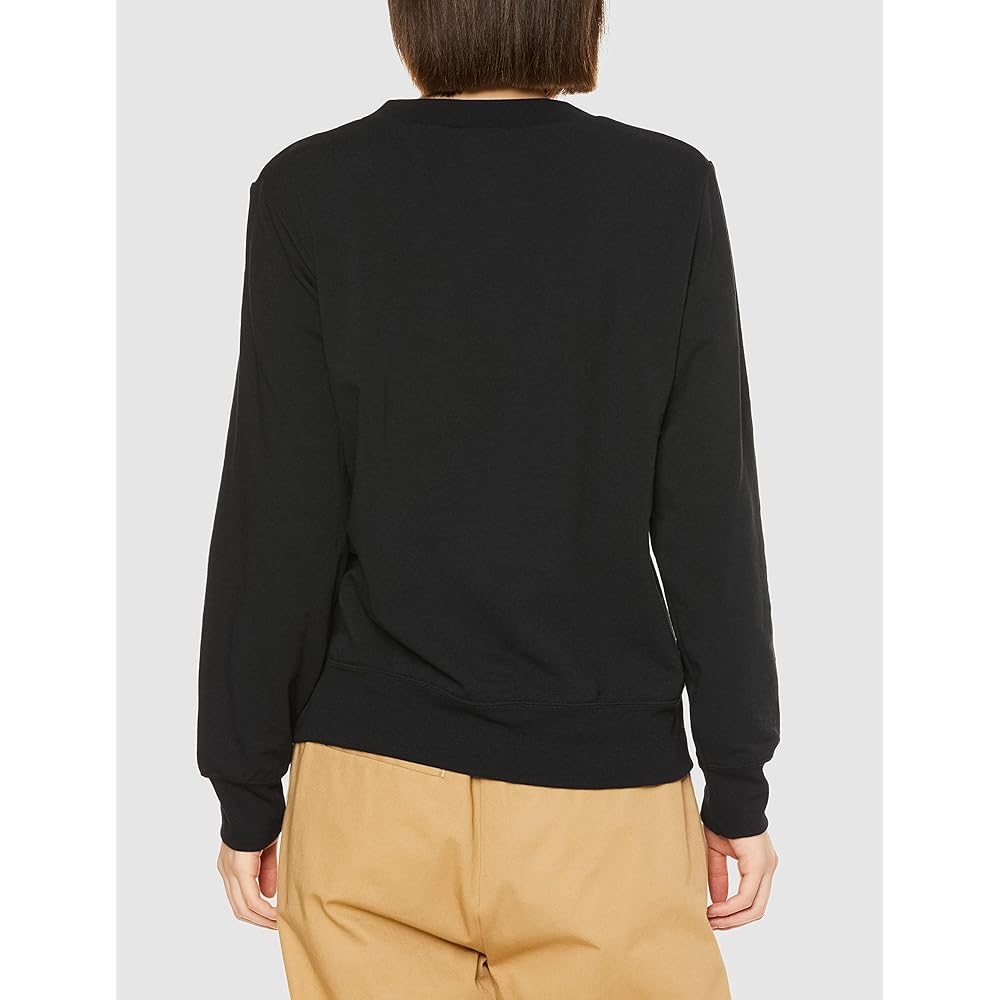 [Champion] Sweatshirt, Long Sleeve, Stretch, Lightweight, Quick Drying, UV Protection, Script Logo TECH WEAVE(R) Terry Mock Neck Sweatshirt, Women's Sports, CW-XS001