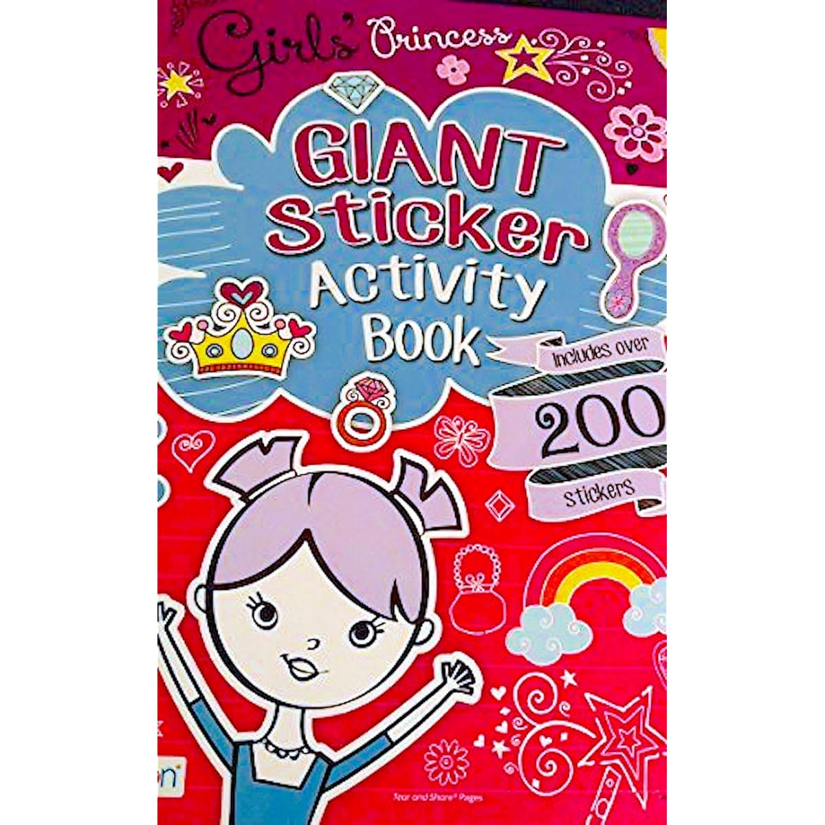 Girls' Princess Giant Sticker Activity Book (Includes Over 200 Stickers)