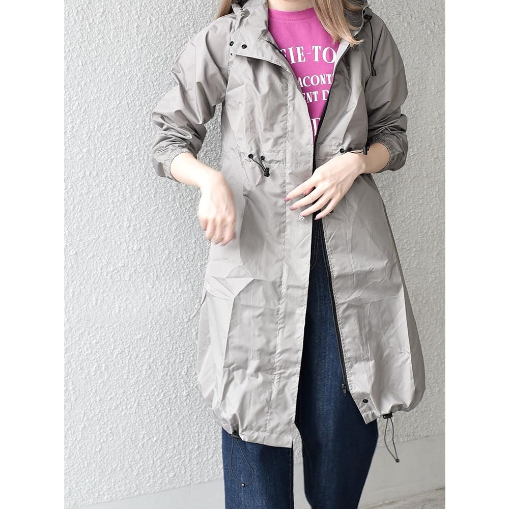 [Ships Any] [WPC] Wpc. Coat Earth Color Long Mod Rain Coat Women's 724900015