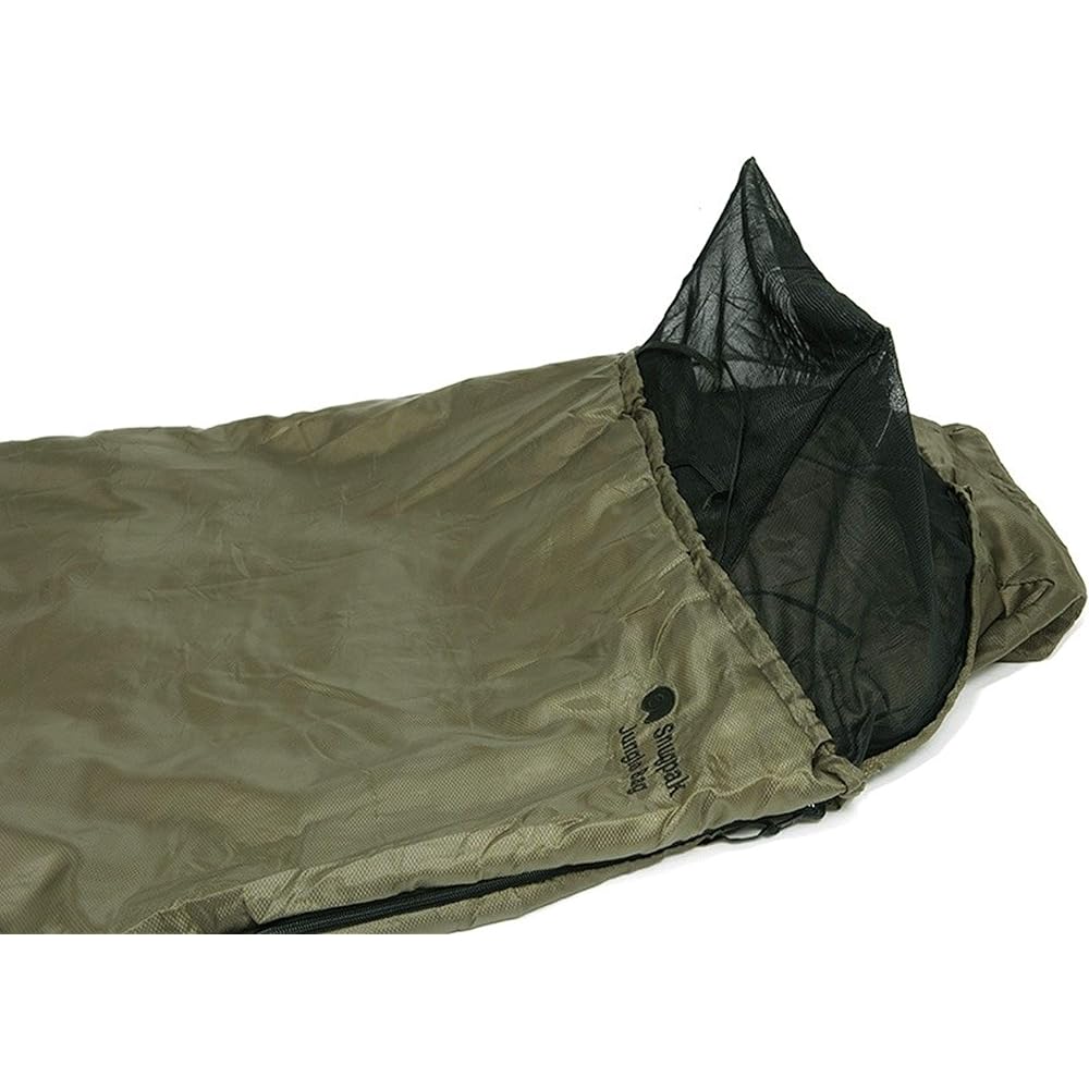 Snugpak Sleeping Bag, Sleeper Bag, Jungle Bag, Square, Light Zip, Various Colors, Mosquito Net Included, Summer Compact, Inner Sleeper, Washable [Comfortable Usage Temperature: 7°C] (Genuine Japanese Product)