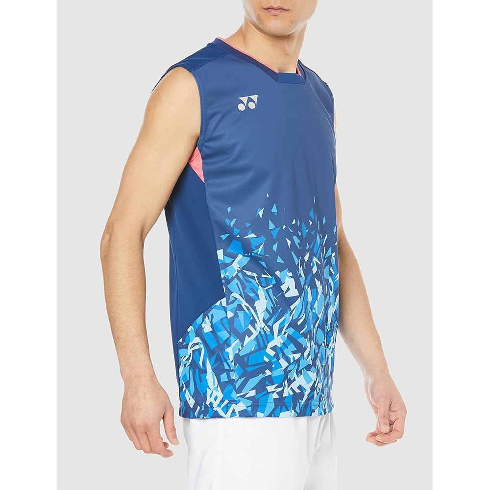 [YONEX] Men's Short Sleeve Shirt Game Shirt (Sleeveless)
