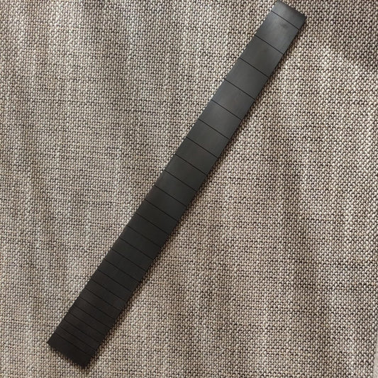3A Ebony Fretboard with Fret Grooves Fingerboard Guitar Material DIY Stratocaster Telecaster Fender Long Scale Fretboard Ebony