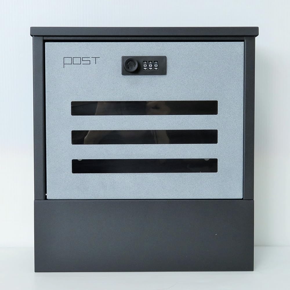 Ihome Postbox PM22 Compact Size Gray Product Size Approximately: Width 310 x Height 335 x Depth 100mm