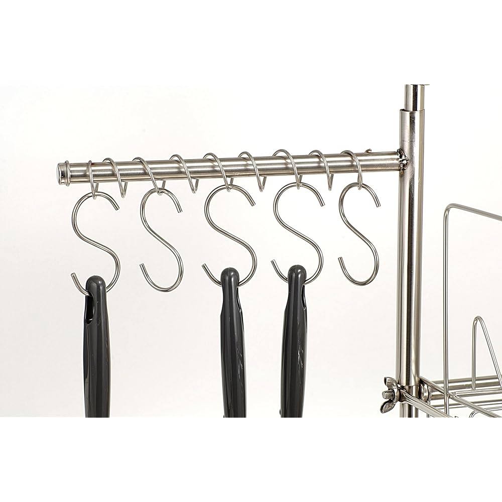 Sugiyama Metal Kitchen sink storage rack 3-tier switchable KS-2716