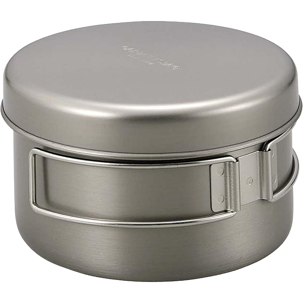 Captain Stag Barbecue Pot Dish Titanium Mounted Cooker Set of 2 M-9080M-9080