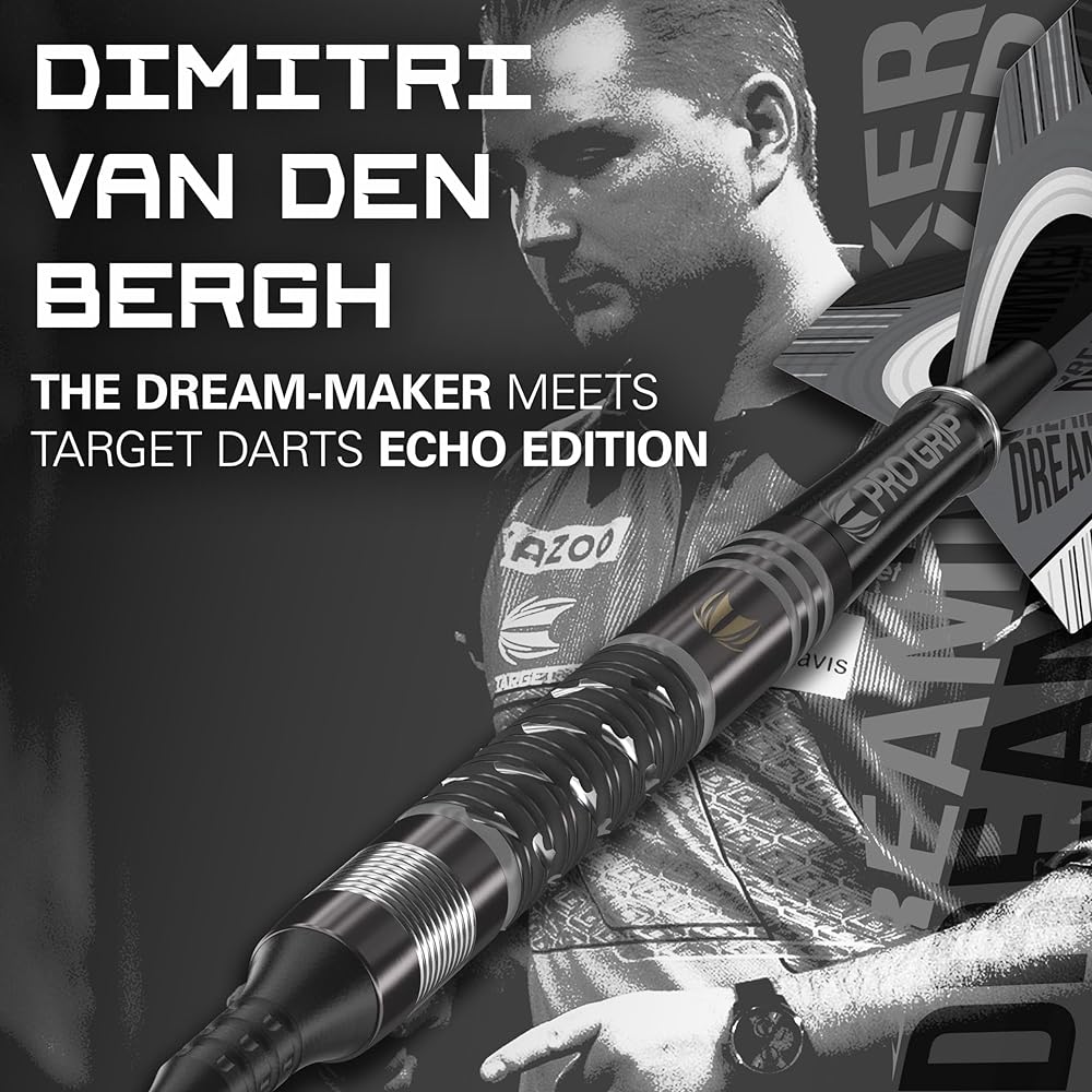 TARGET(ターゲット)DIMITRI VAN DEN BERGH 90% x ECHO 20G SOFT TIP DARTS