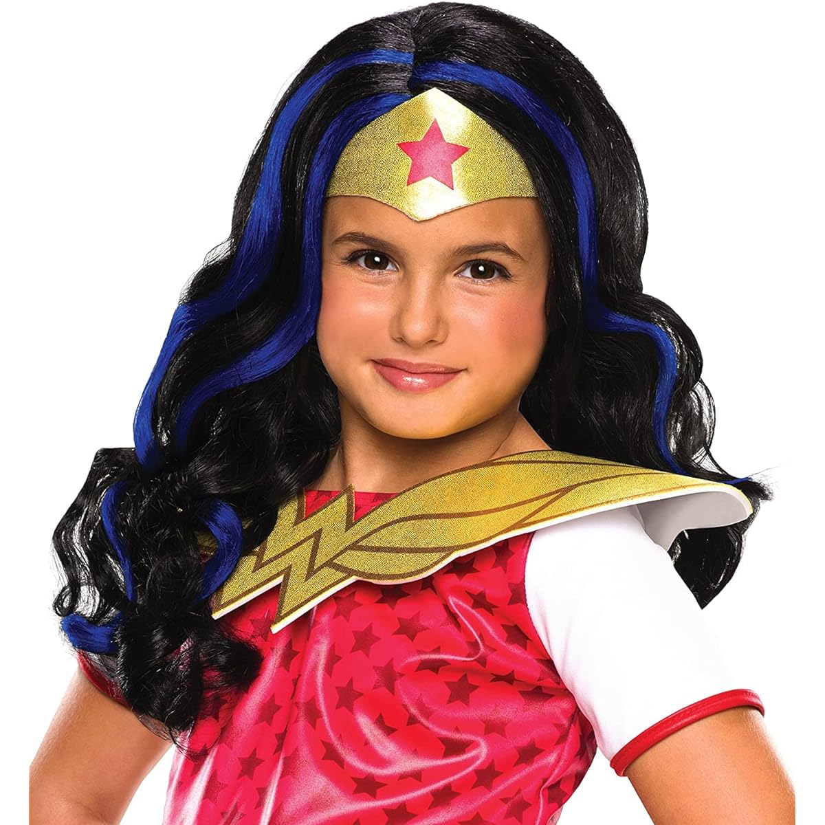 Rubie's Costume Girls DC Super Hero Wonder Woman Wig
