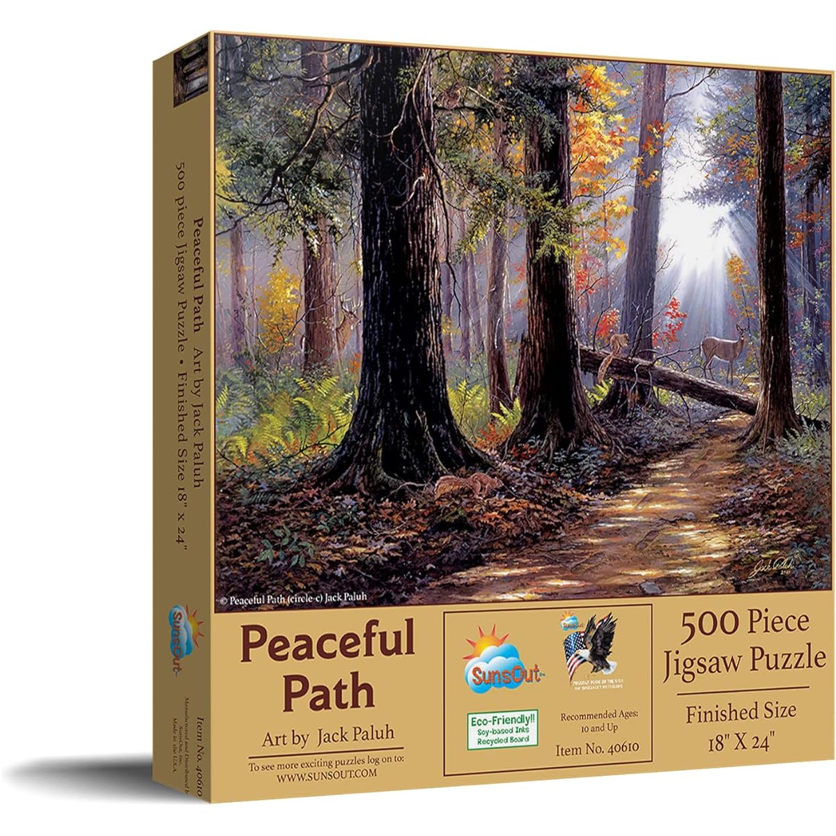 SUNSOUT INC Peaceful Road 500 Piece Jigsaw Puzzle