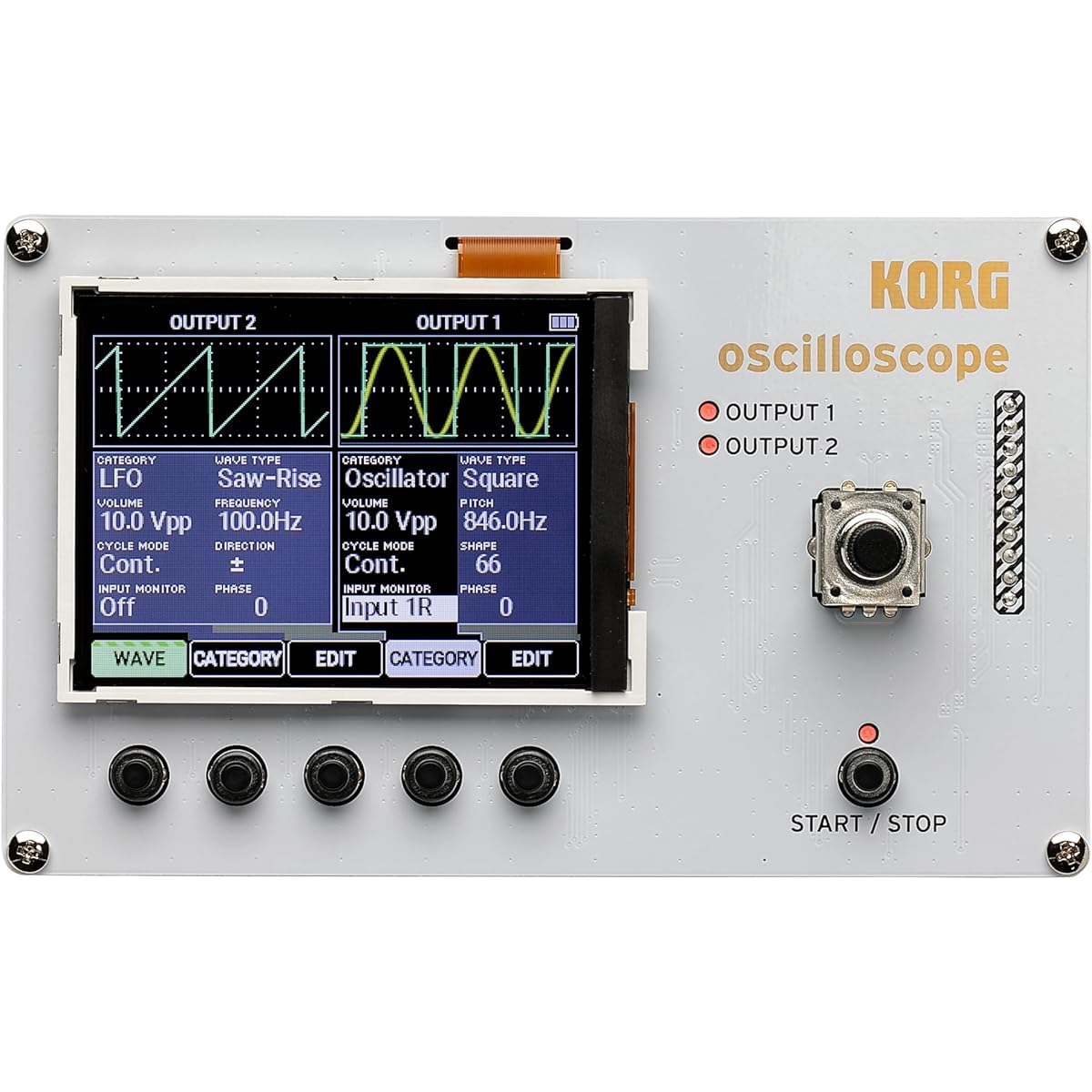 KORG Nu:Tekt NTS-2 oscilloscope kit Can be assembled without soldering DIY oscilloscope kit Multifunctional tool for musicians