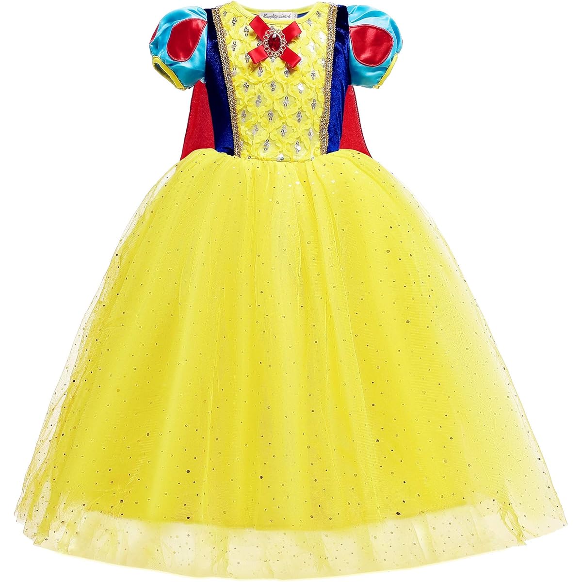 BanKids Princess Dress for Girls Costume Snow Costume with Accessories Ages 10-12 (150cm E70)