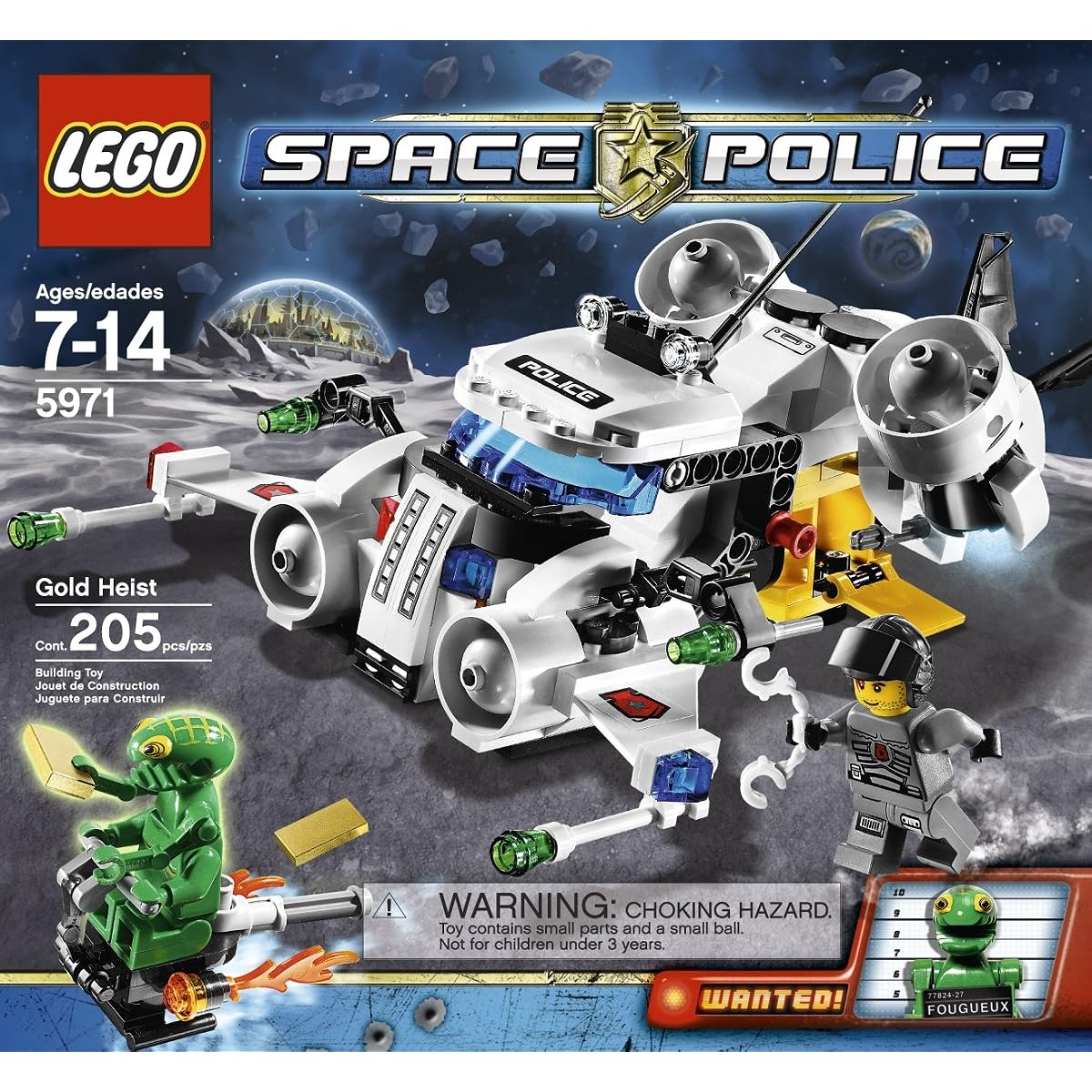 LEGO 5971 Gold Heist Space Police Gold Robbery Frenzy Overseas Exclusive [Parallel Import]
