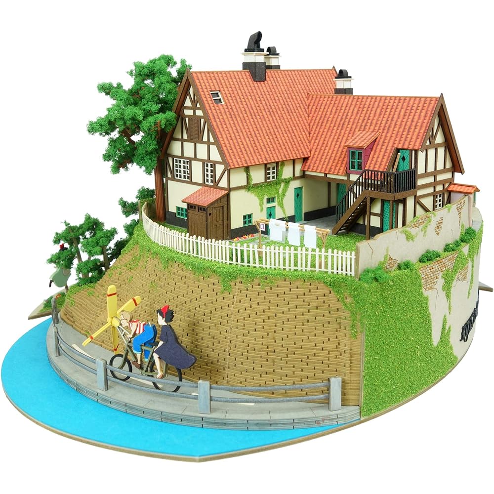 Sankei Studio Ghibli Series Kiki's Delivery Service Diorama Paper Craft MP07-37