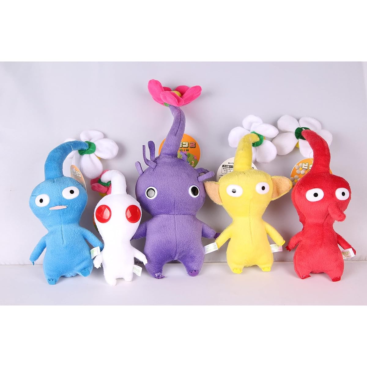WENKA New Pikmin Plush Toy Yellow Red Blue Flower Bud Leaf Lovely Gift - 5leaf