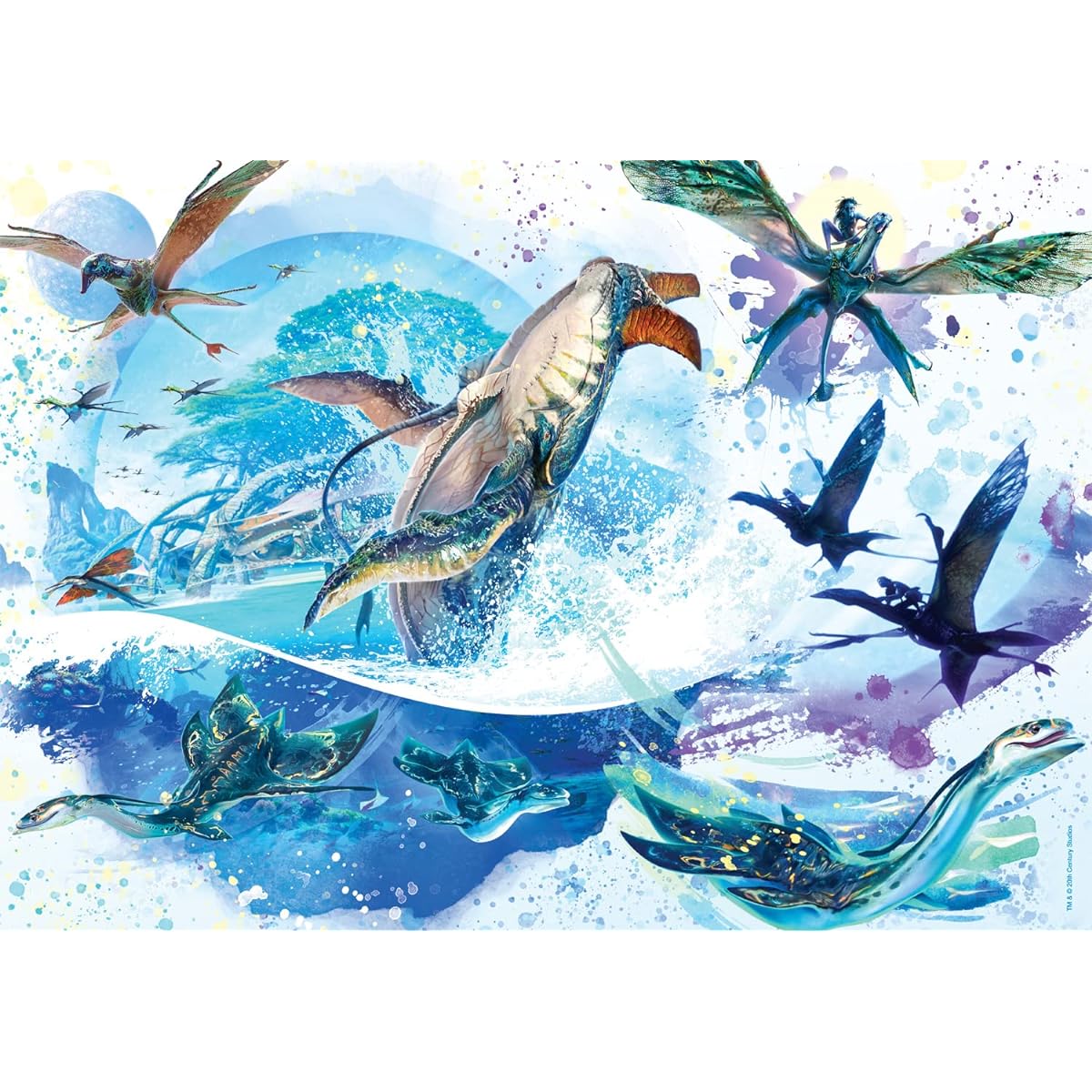 Avatar: Water Path - Pandora's Sea - 300 Large Piece Jigsaw Puzzle - Buffalo Games
