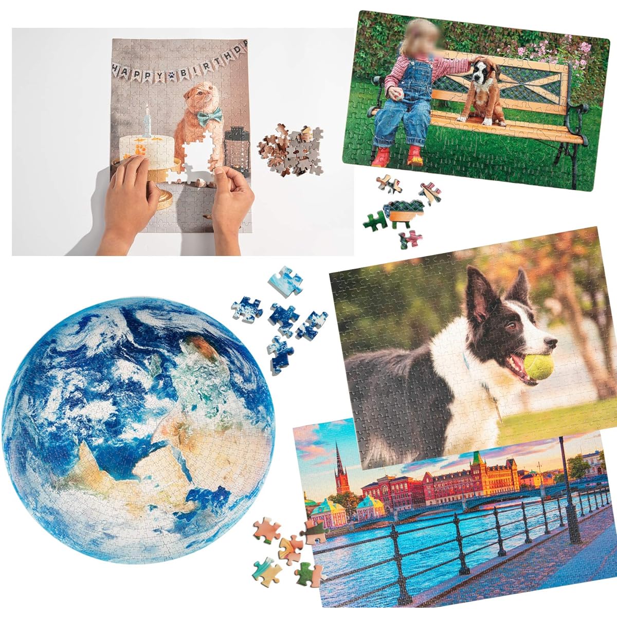 Custom Jigsaw Puzzle for Photo 1000 Piece Puzzle Adult Decorative Collectibles Jigsaw Puzzle - Family Puzzle Gift for Adults and Teens YOWESHOP (1000 Pieces (Cardboard))