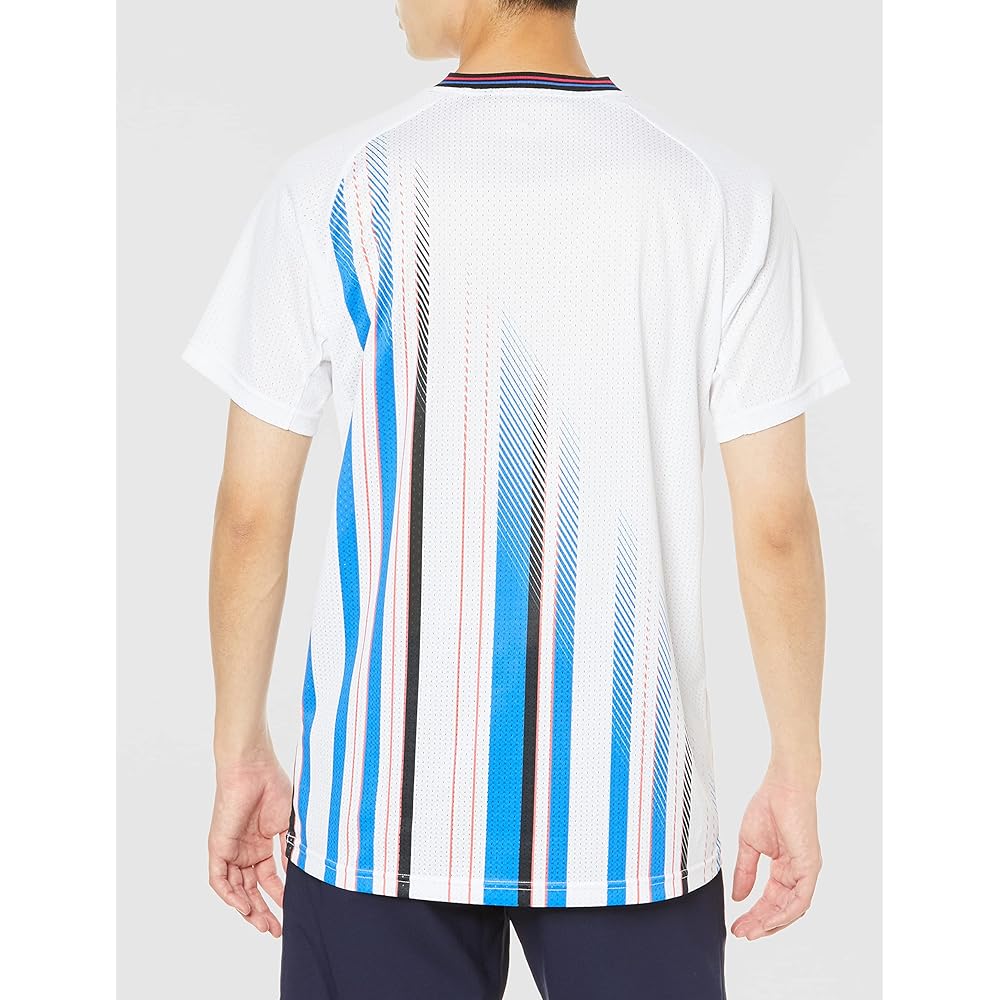 [Mizuno] Tennis Wear Dry Aeroflow Game Shirt Highly Ventilated Dynamotion Fit Badminton 62JA2500