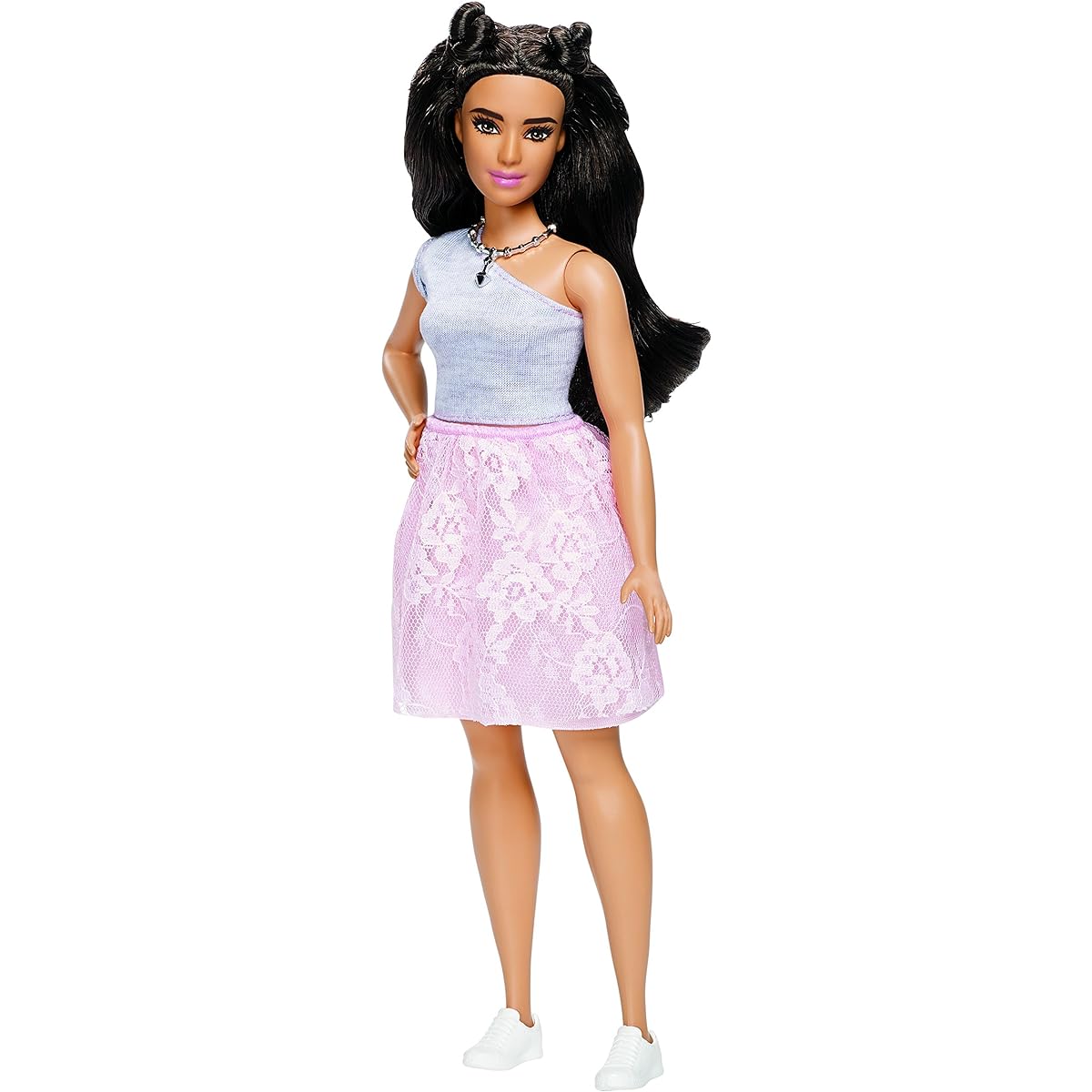 Barbie Fashionistas #65 Powder Pink Lace Doll,Curvy