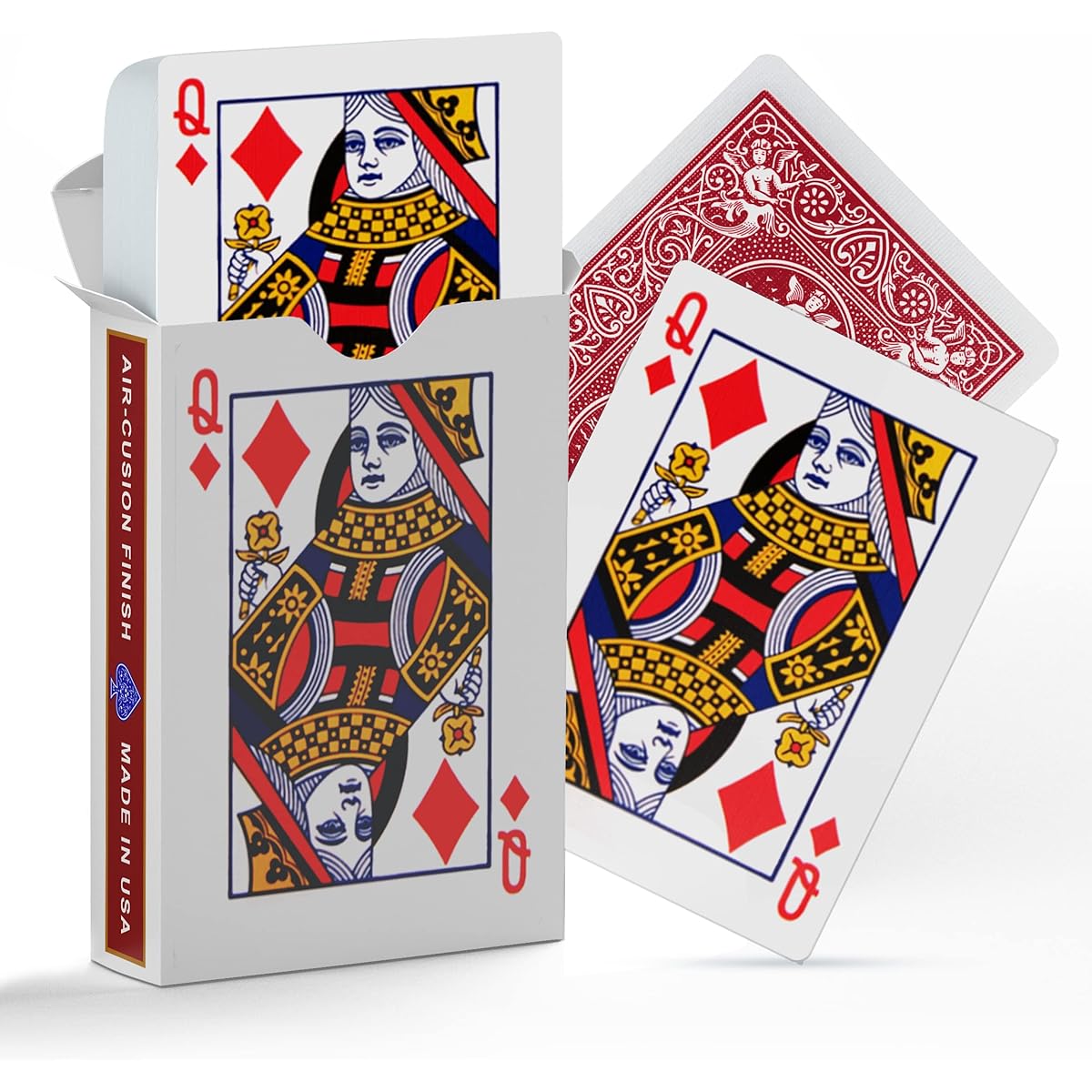 Rock Ridge Magic Trick One-Way Forging Deck Red Queen Diamond Red Queen