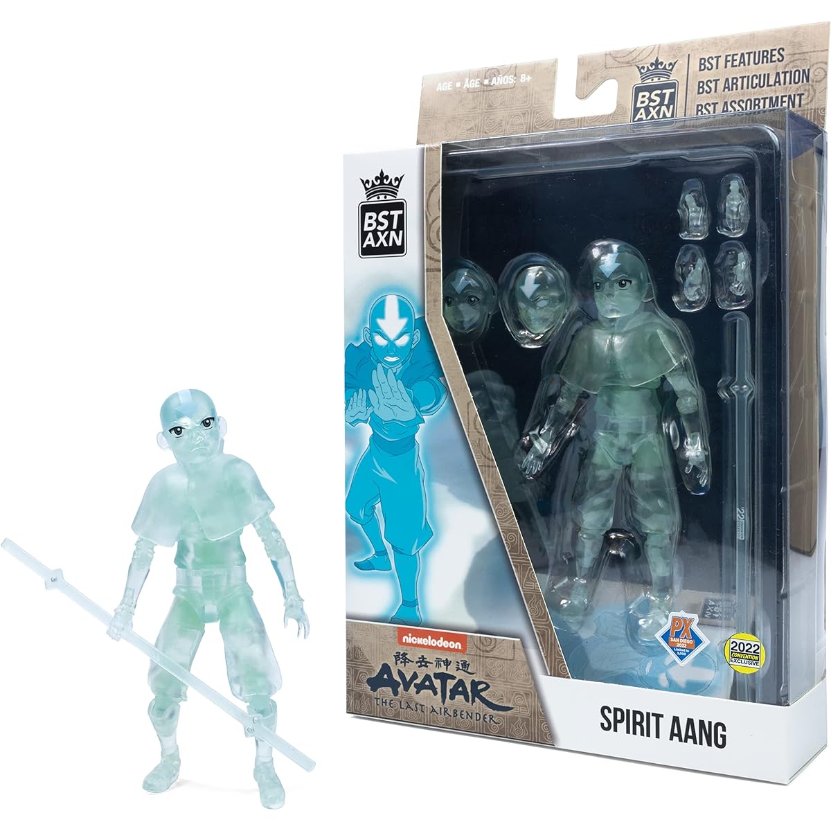 Royal Subject WAVE 2, LLC SDCC 2022 BST AXN Avatar Lab AANG Spirit PX 5" AF.