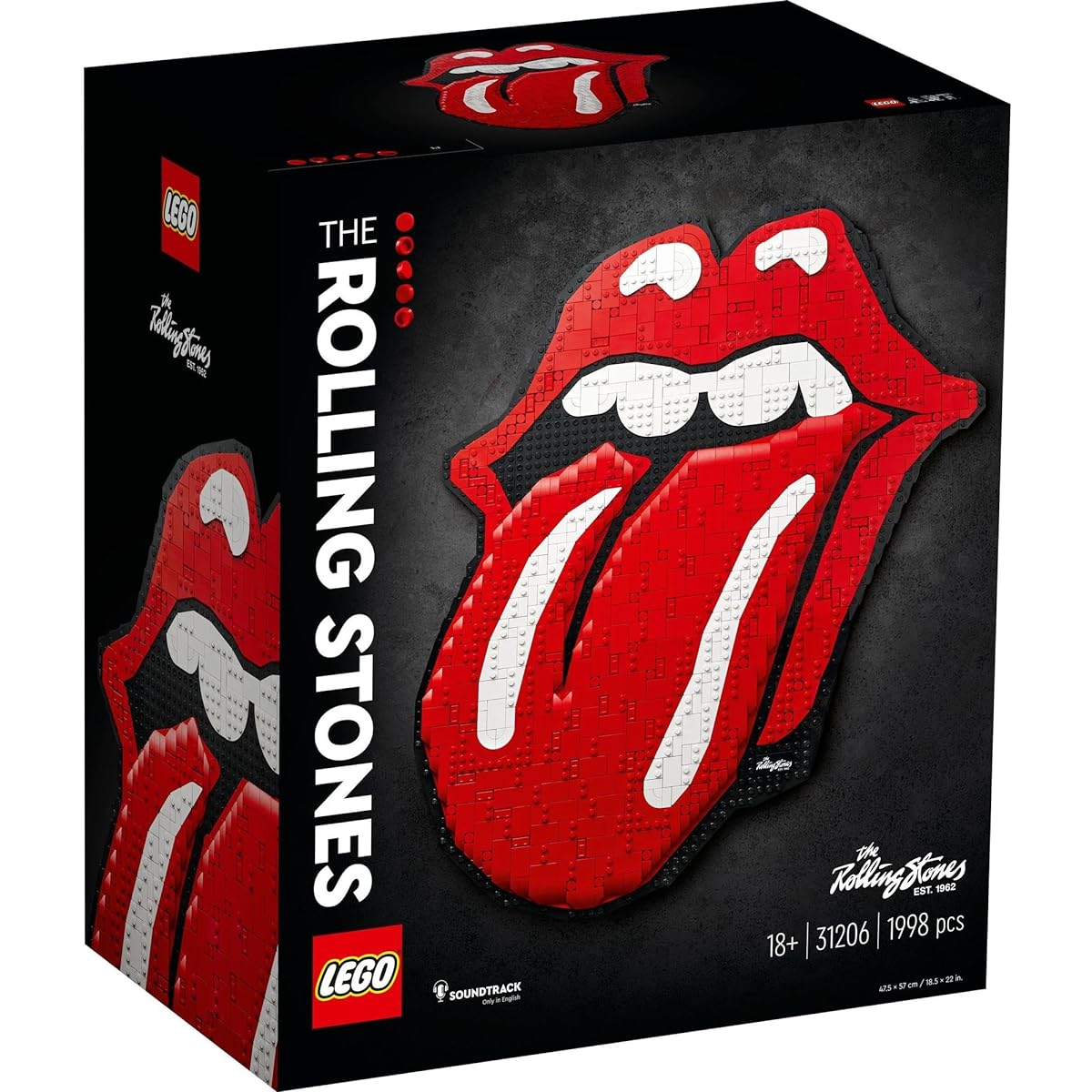 LEGO Lego Art The Rolling Stones 31206 Toys Blocks Gifts Art Paintings Interiors Boys Girls Adults