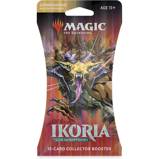 Magic: The Gathering Ikoria: Lair of the Behemoth Collector Booster | 15 Card Booster Pack | Stylish Collectible Cards (C77470000)
