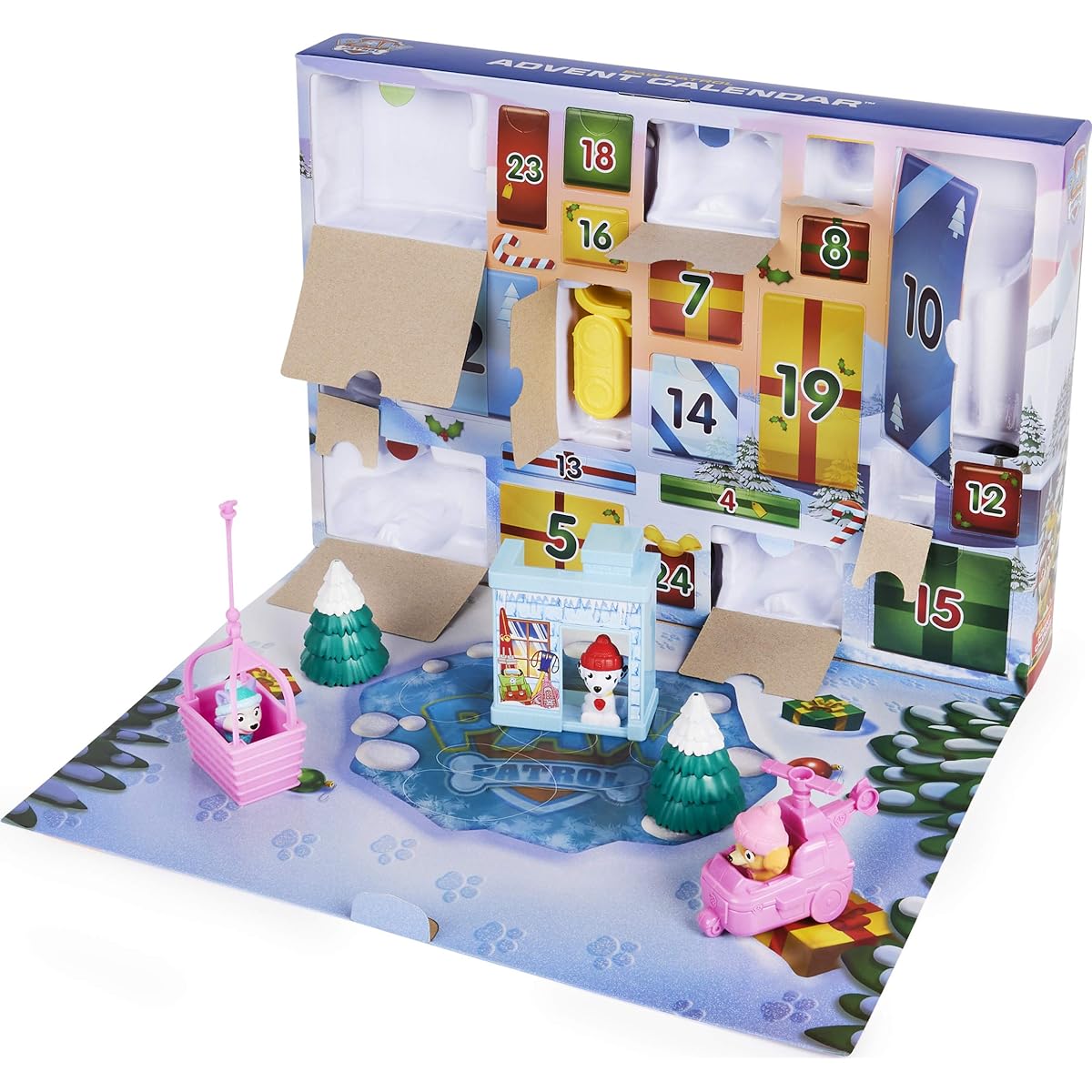 Paw Patrol Toys Advent Calendar 2021 24 Figure Set Christmas Calendar Kids Toys for Boys and Girls