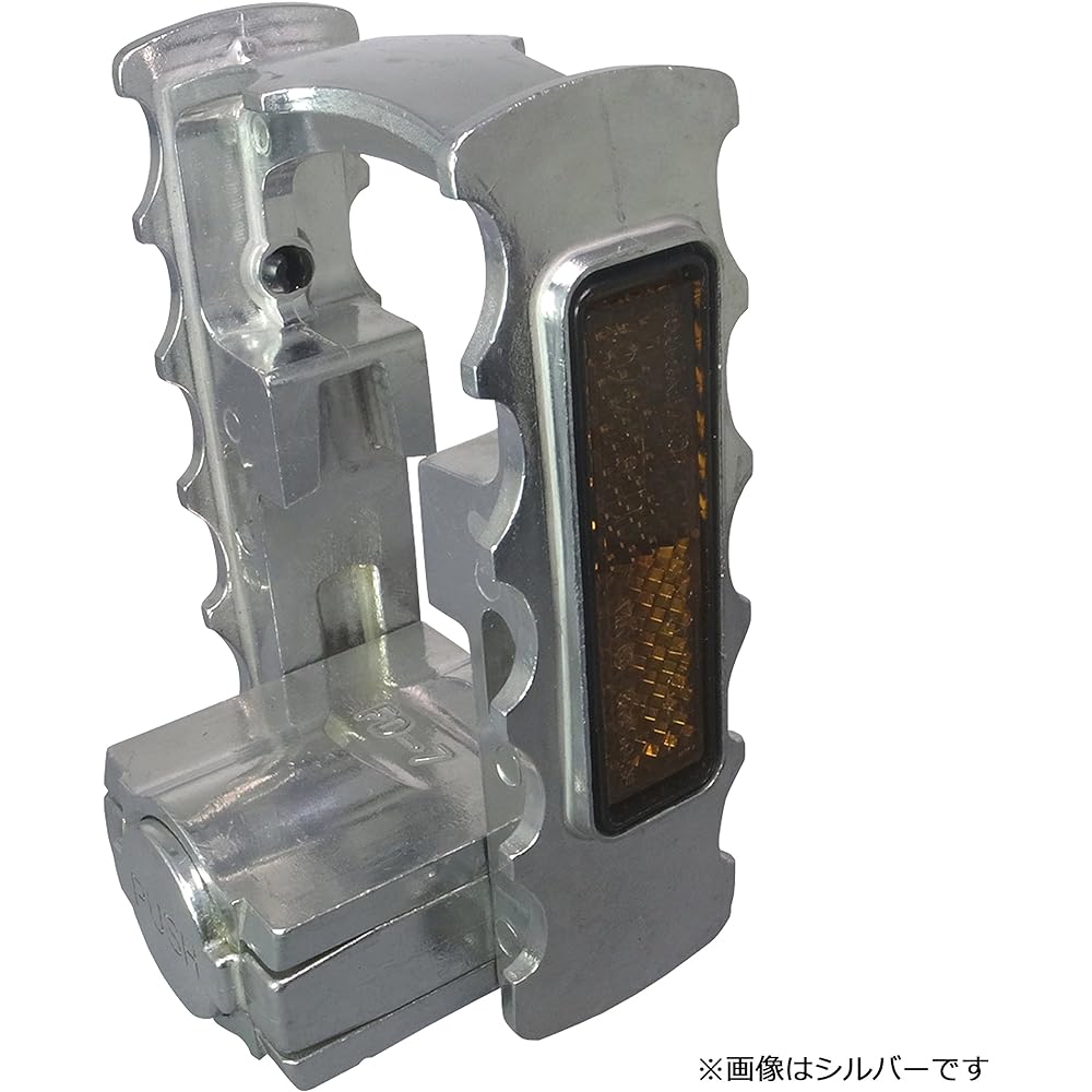 MKS (Mikashima) Pedal Made in Japan FD Seven [FD-7] Foldable Pedal Left and Right Set Silver