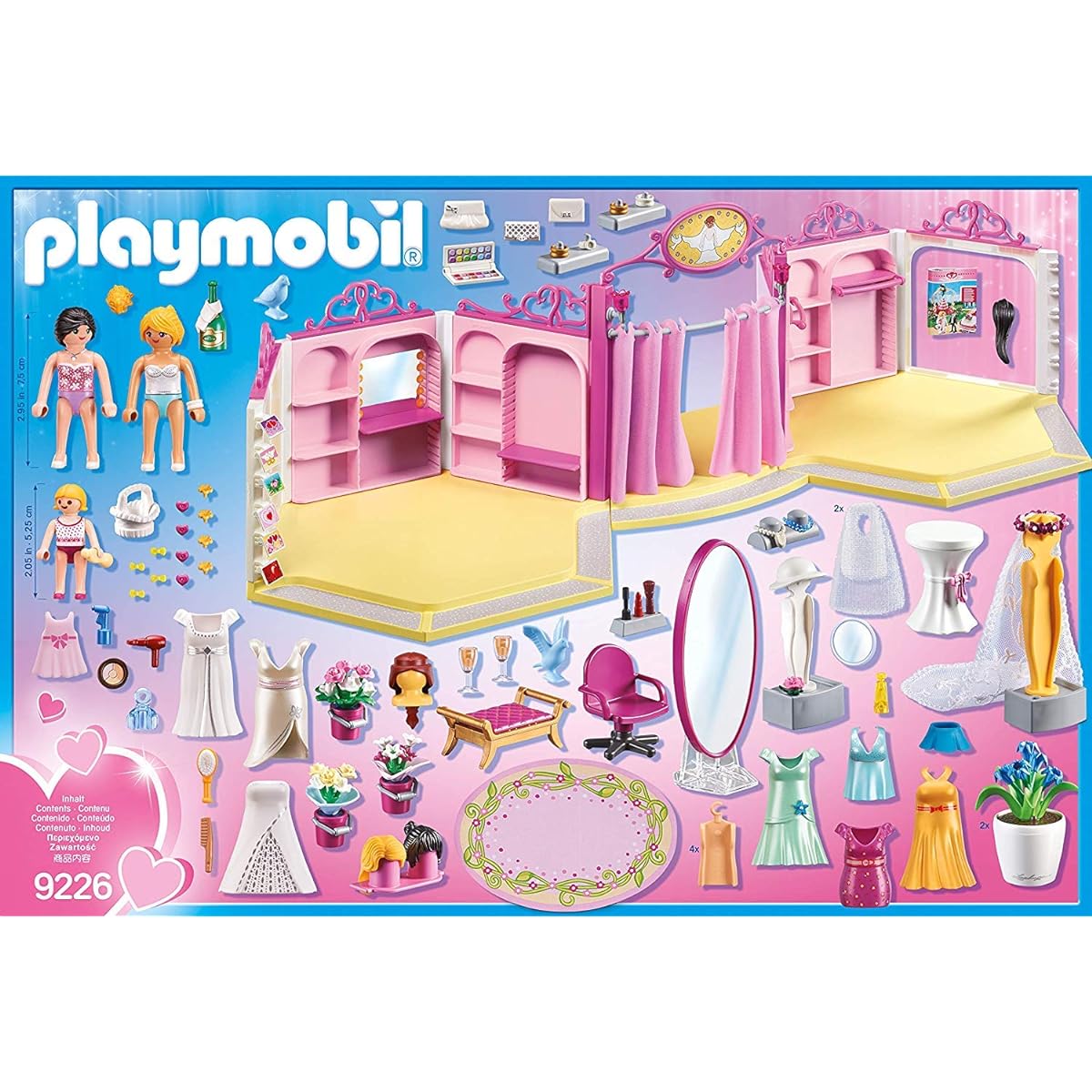 Playmobil 9226 City Life Bridal Shop - Hair and Clothes