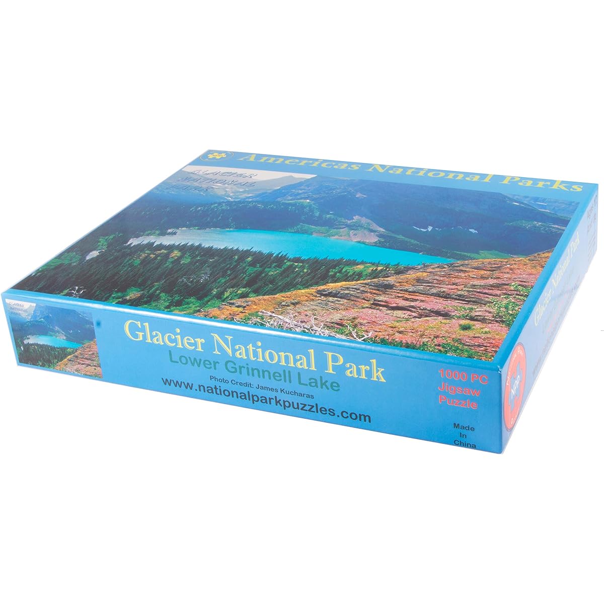 Glacier National Park Grinnell Lake 1000 Pieces Adult