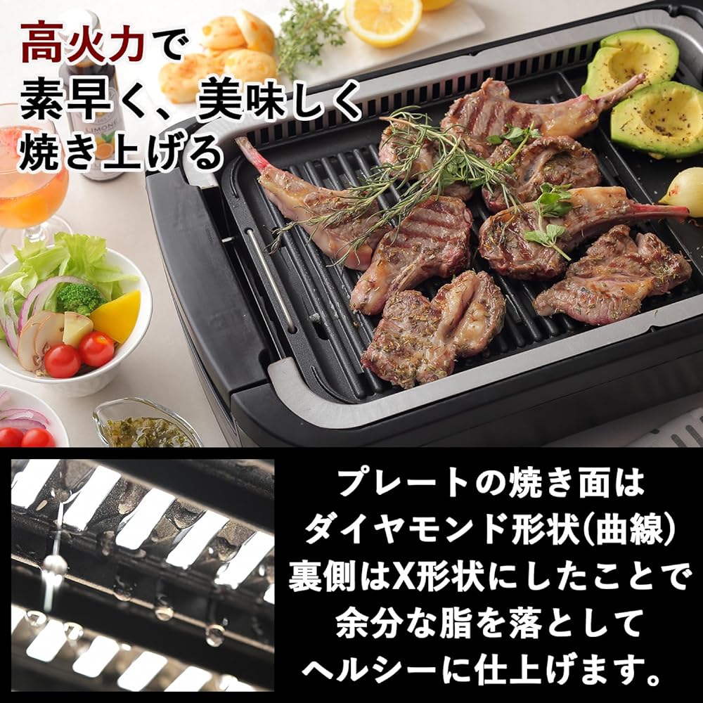 [Yamazen] Low Smoke Yakiniku Plate