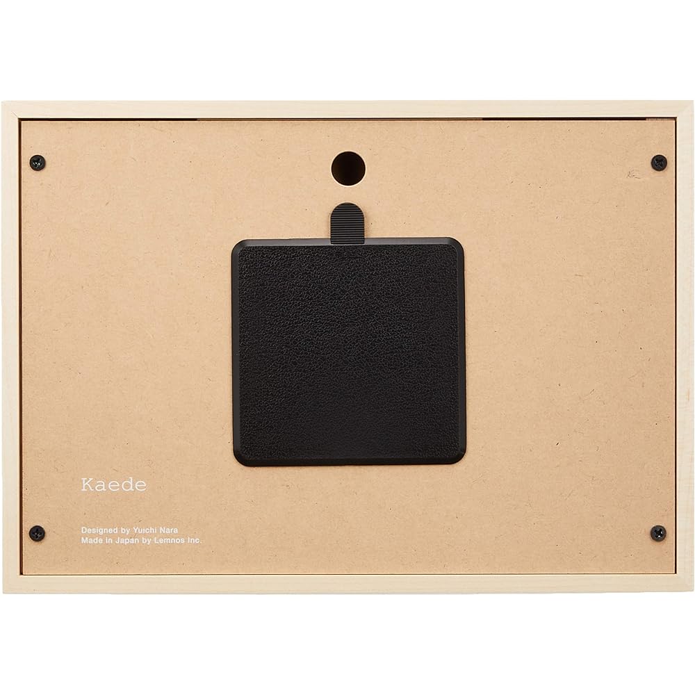 Lemnos Hanging Analog Maple Natural Wood White Kaede NY14-02 WH Lemnos w242 x h172 x d50mm