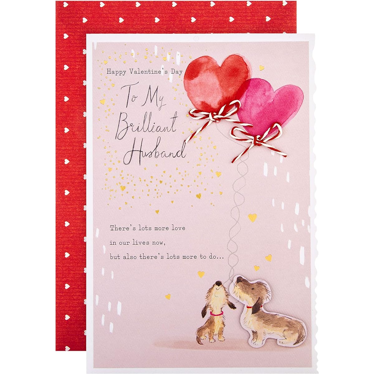 Hallmark Valentine's Cards for Husbands - Cute Dog and Heart Designs